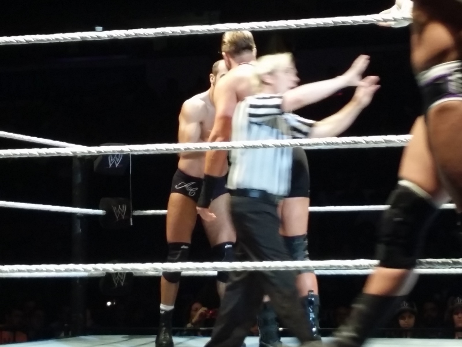 WWE live event from ringside