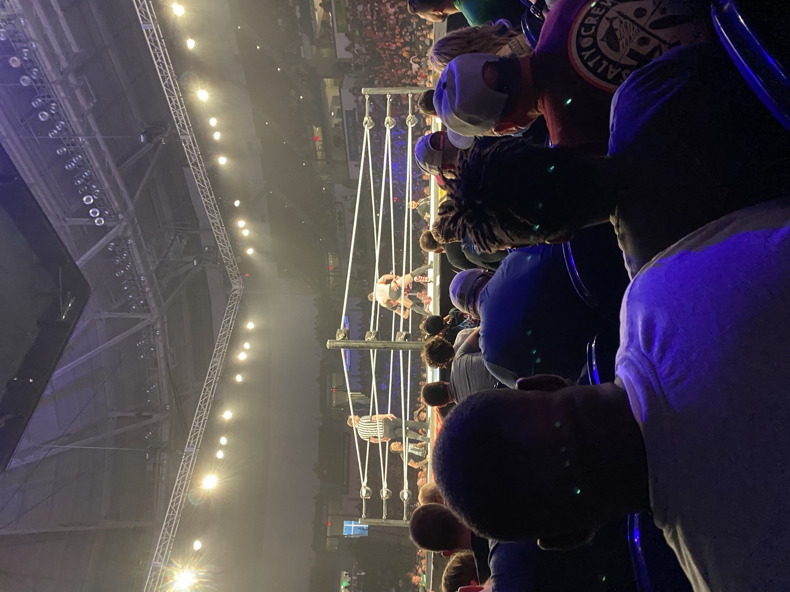 Arena main event from our seats